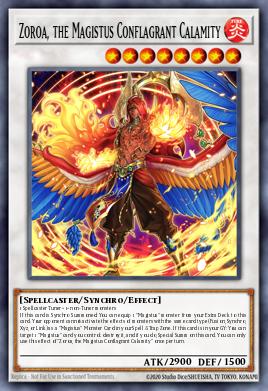 BLGG-EN093 Zoroa, the Magistus Conflagrant Calamity Ultra Rare